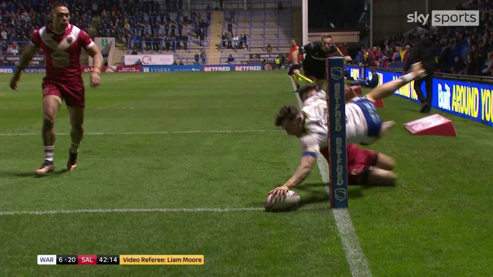 Wire Rugby Matty Ashton's incredible one-handed finish for Wire | Rugby League ...