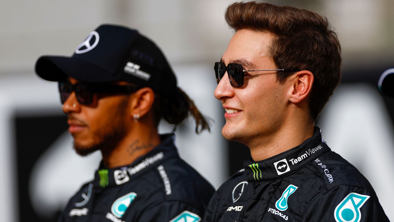 Lewis Hamilton: George Russell rejects Mercedes team-mate’s claims over setup ‘luck’