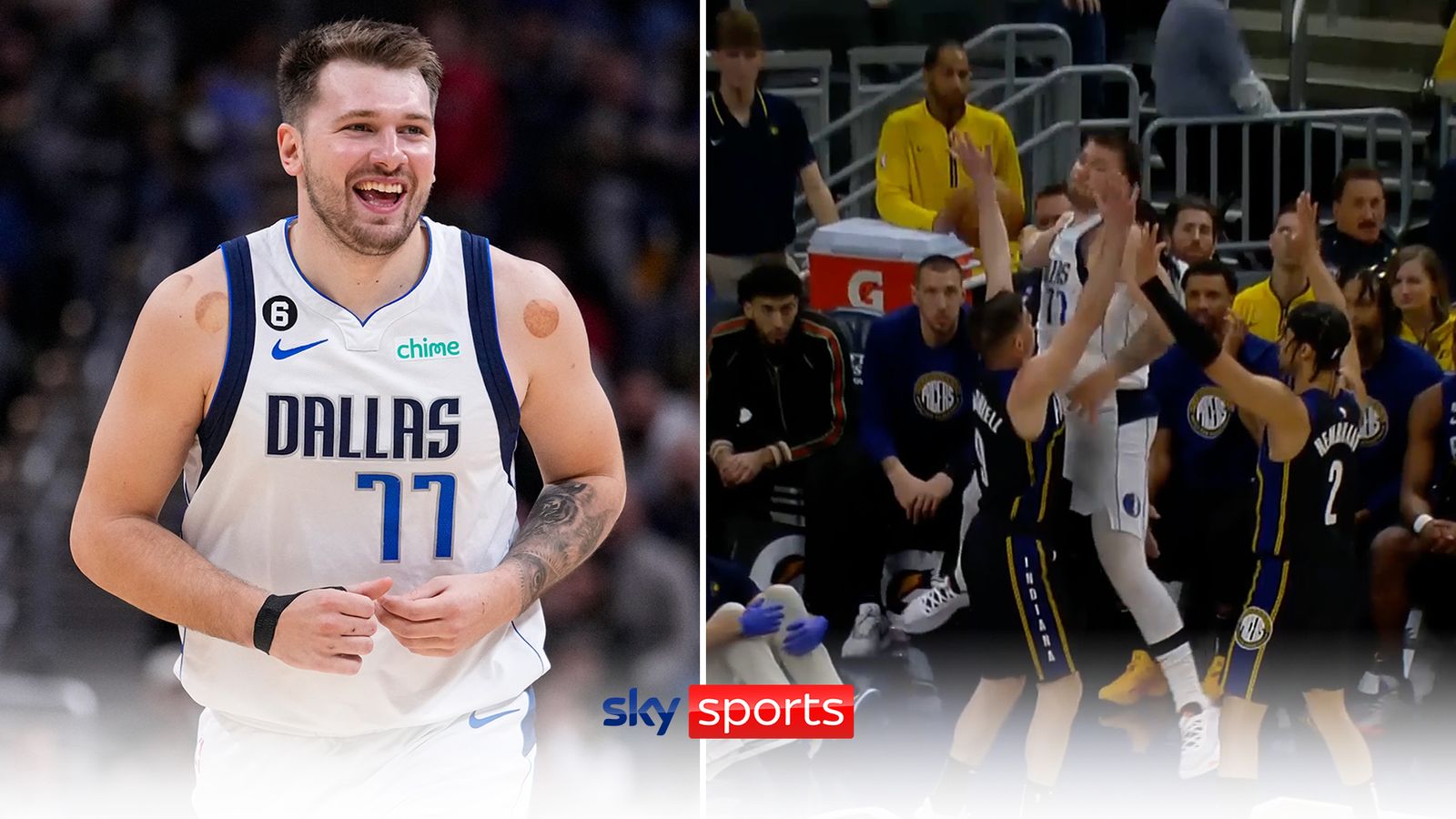 Luka Doncic pulls off spectacular assist! | NBA News | Sky Sports