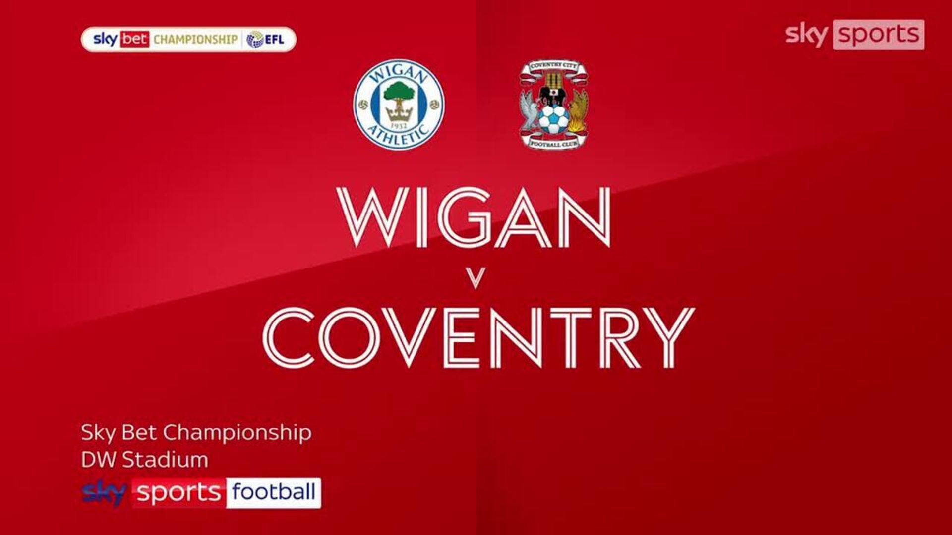 Wigan 1-1 Coventry