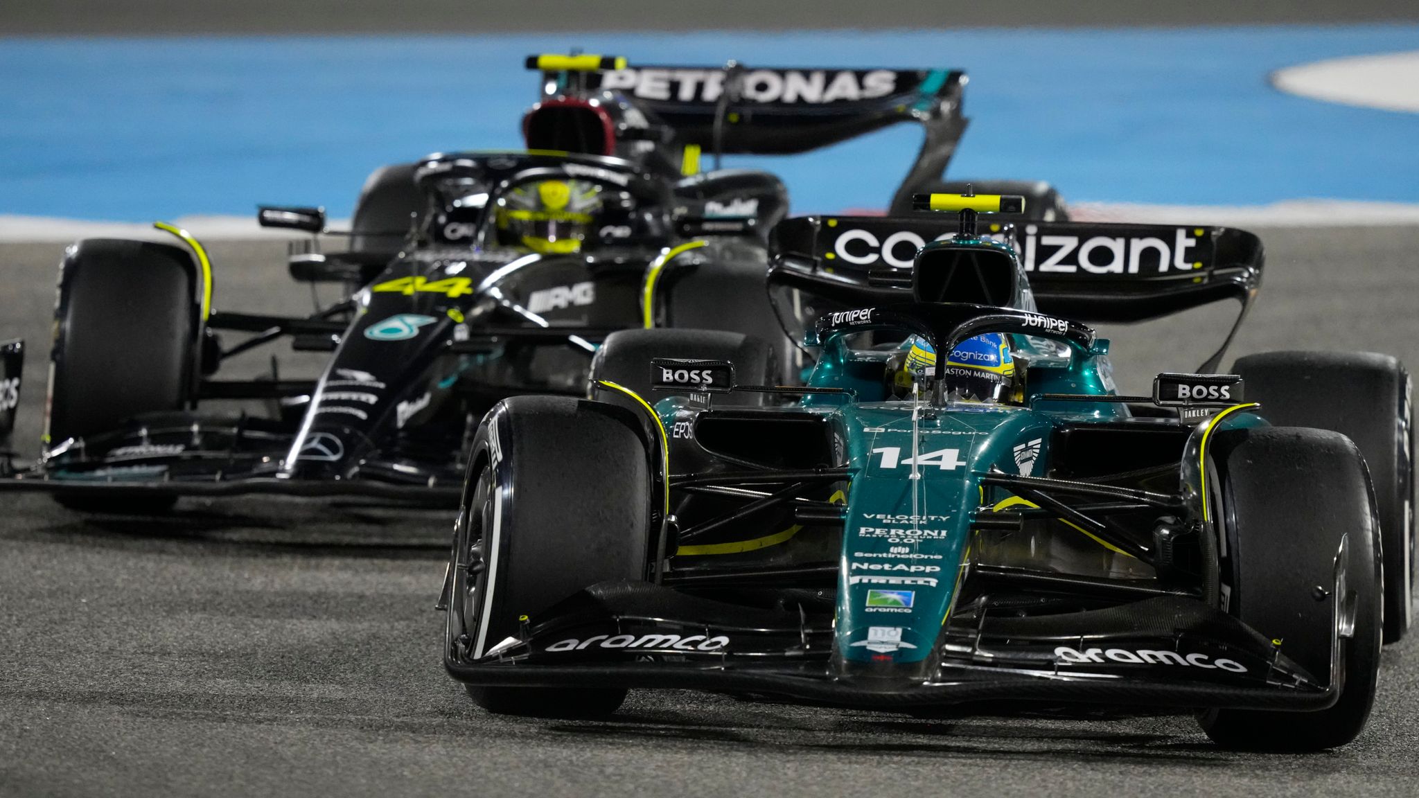 F1. Toto Wolff impressed by Aston Martin's progress