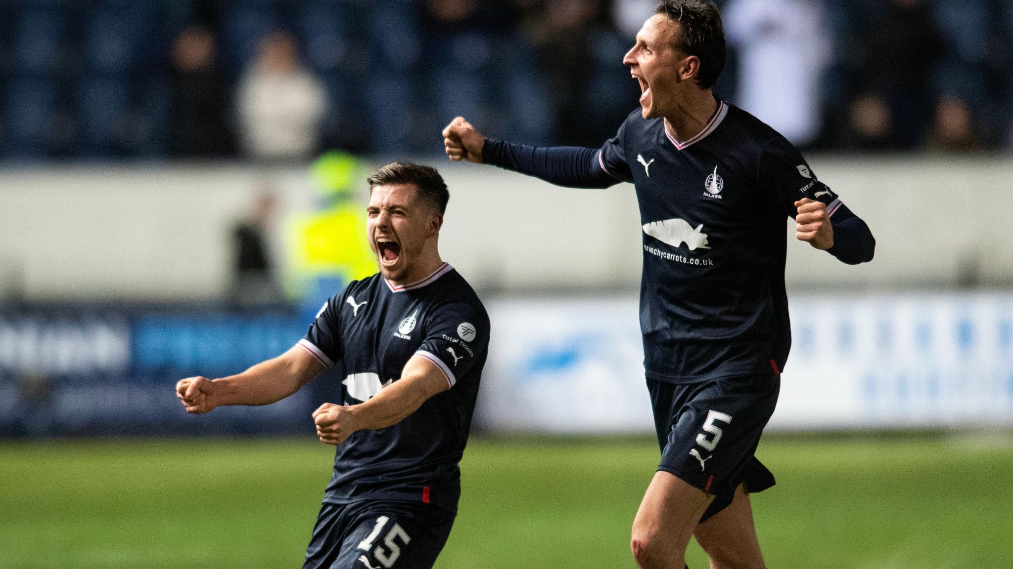 Falkirk 2-1 Ayr United: Bairns fight back to book Scottish Cup semi ...