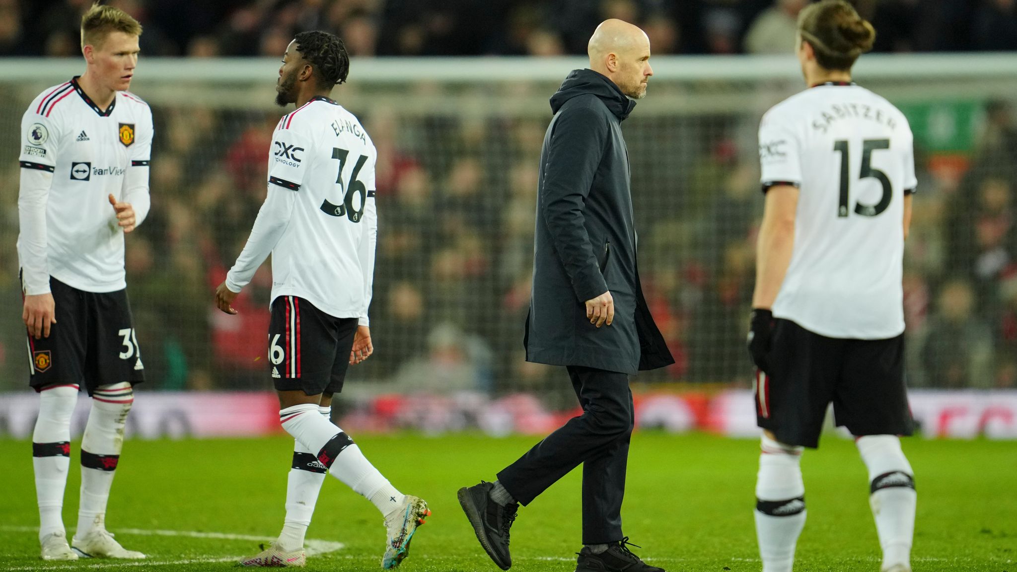 How Erik Ten Hag Gave Manchester United Dressing Down After Liverpool ...