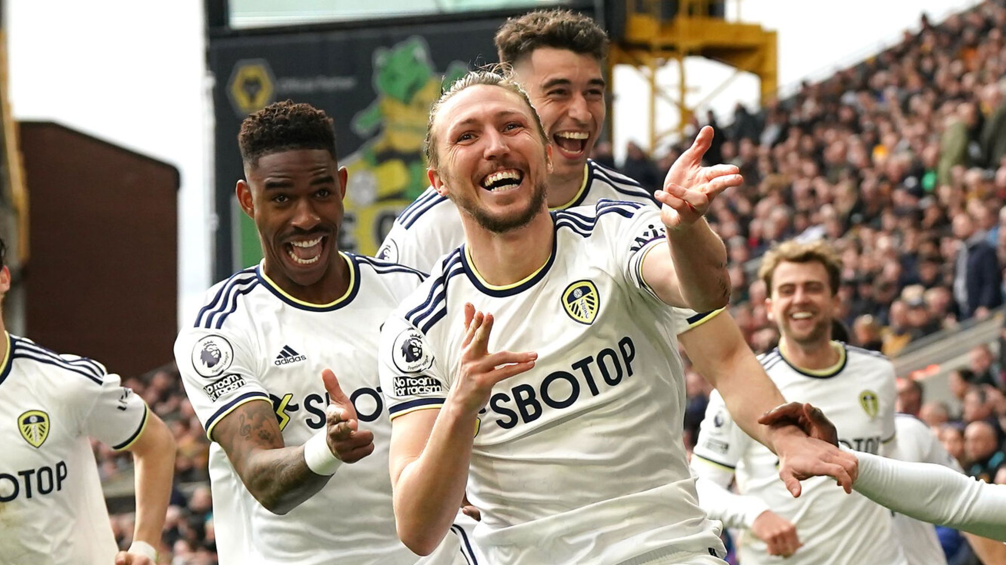 Leeds jump five places with wild win over Wolves