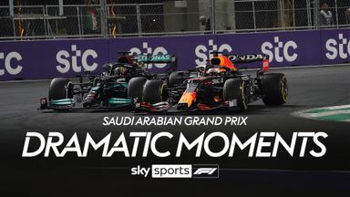 The most dramatic moments from the Saudi Arabian GP