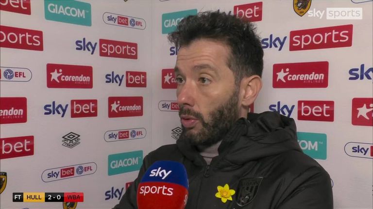 Carlos Corberan praises Hull City's tactics in West Brom's loss | Video |  Watch TV Show | Sky Sports