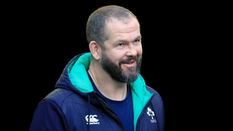 Ireland head coach Andy Farrell says he is 'very proud' of his charges