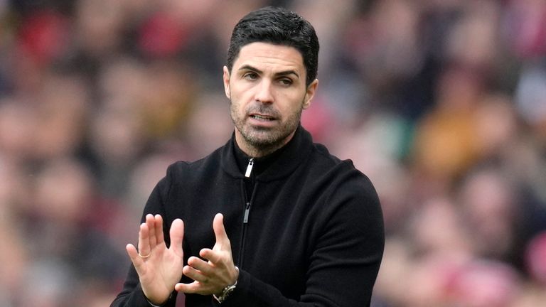 Arsenal manager Mikel Arteta has issued a title rally