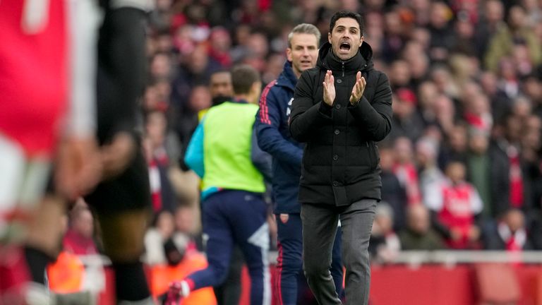 Arteta praised the way his Arsenal team kept going