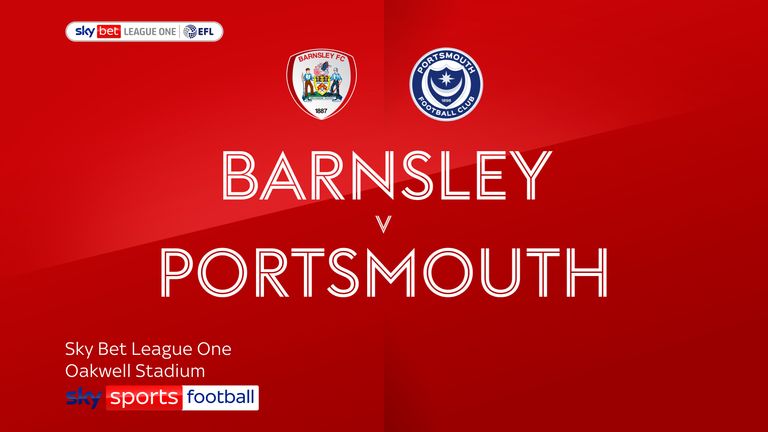 Watch highlights of the Sky Bet League One match between Barnsley and  Portsmouth.