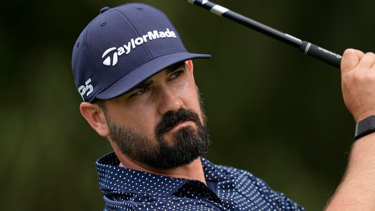 Chad Ramey is shown during the first round of the Players Championship golf tournament Thursday, March 9, 2023, in Ponte Vedra Beach, Fla. (AP Photo/Eric Gay)