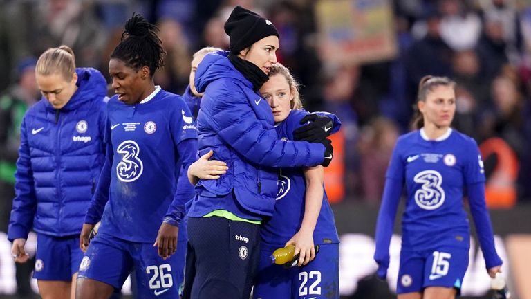 Chelsea kalah beruntun di final Piala Liga Wanita
