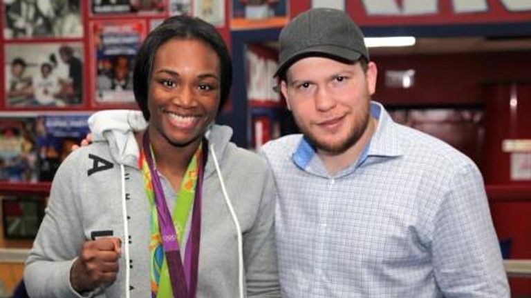 Claressa Shields and Dmitry Salita (Image courtesy of Salita Promotions)