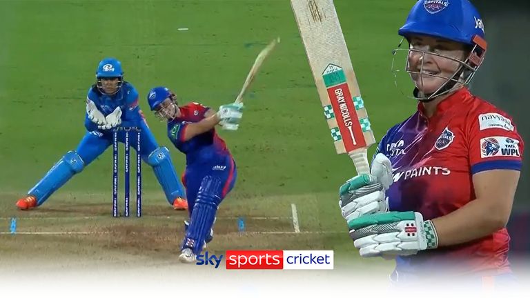 Alice Capsey smashes her way to an unbeaten 38 off just 17 deliveries to help Delhi Capitals thrash Mumbai Indians by nine wickets.