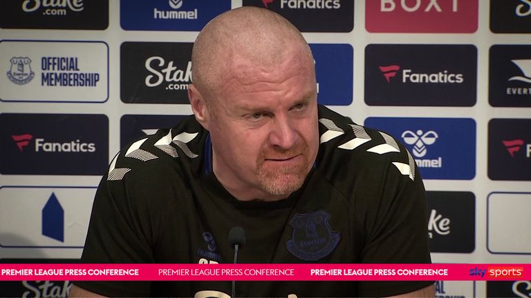 Everton manager Sean Dyche