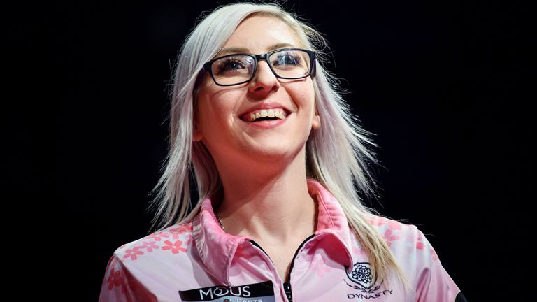 Fallon Sherrock is the first woman to hit a nine-dart finish at a PDC event