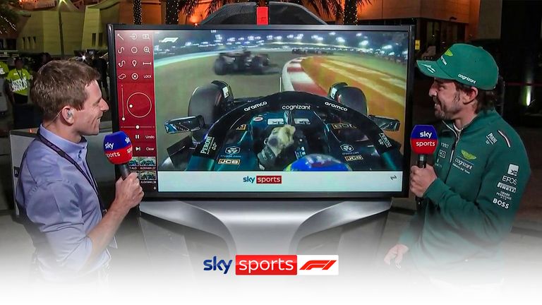 SkyPad: Fernando Alonso analyses his podium race in Bahrain | F1 News ...