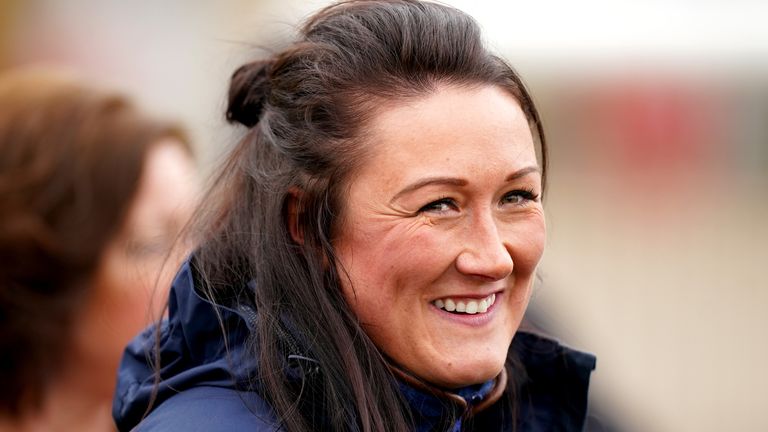Trainer Rebecca Menzies, whose horse Fever Roque can secure the victory his consistency deserves on the third and final day of the Go North Weekend at Carlisle