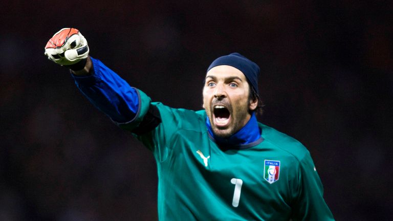 Long-time Italy No.1 Gianluigi Buffon is still going strong with Parma at 45