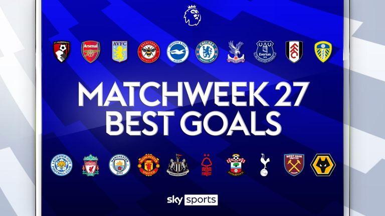 Gameweek 27 Goals of the Week