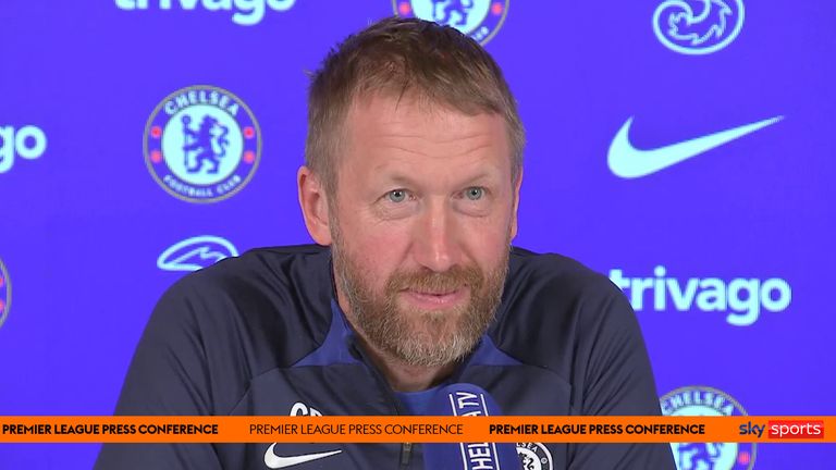 Chelsea's Graham Potter speaks to the media ahead of facing Everton
