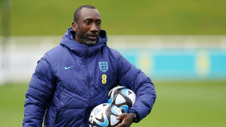 Jimmy Floyd Hasselbaink has joined England's coaching set-up