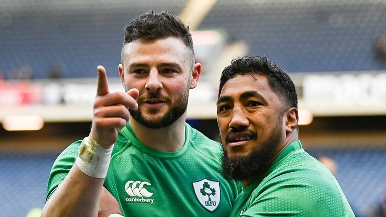 Robbie Henshaw has been brought in to start alongside Bundee Aki at center - former Connacht team-mates