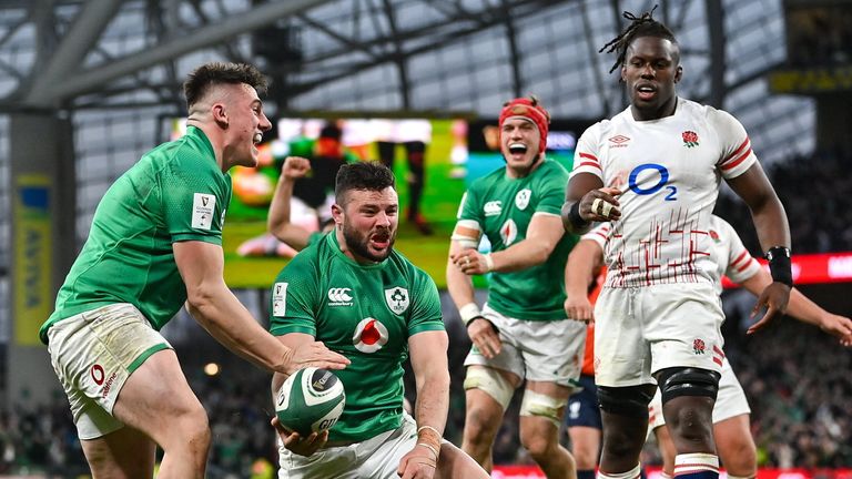 18 March 2023; Robbie Henshaw 