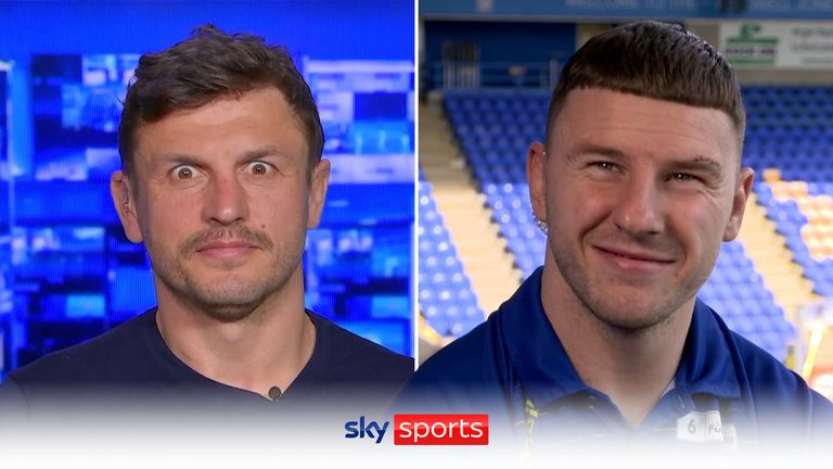 Jon Wilkin teases George Williams about his fringe