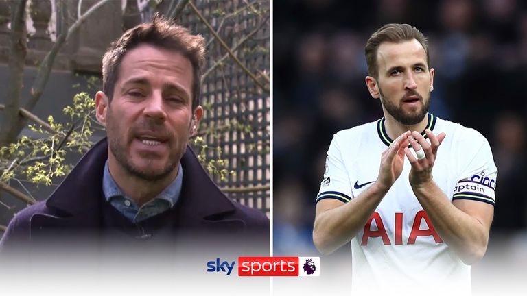 JAMIE REDKNAPP ON KANE POTENTIAL MOVE
Tottenham&#39;s Harry Kane applauds at the end of the English Premier League soccer match between Tottenham Hotspur and Nottingham Forest, at the Tottenham Hotspur stadium in London, Saturday, March 11, 2023.