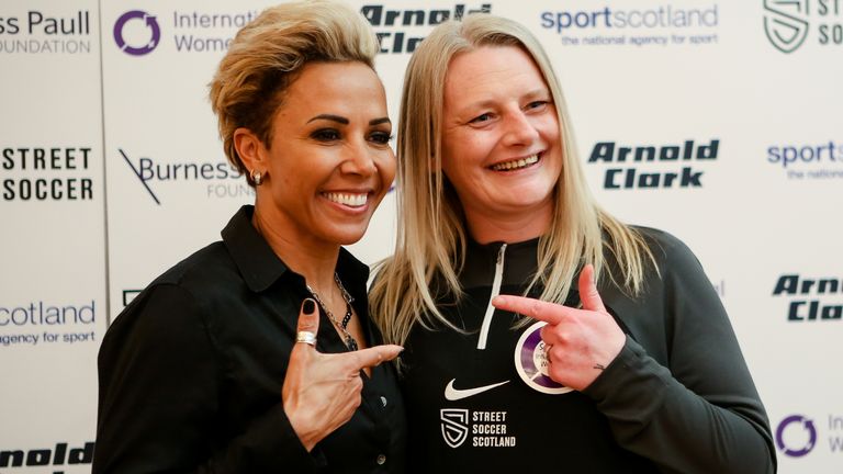 The International Women's Day celebration follows Street Soccer's Women Inspired fundraising event which took place last Friday in Edinburgh, with guest speaker Dame Kelly Holmes.