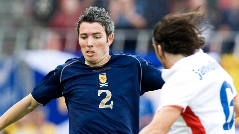 McNaughton was capped four times for Scotland 