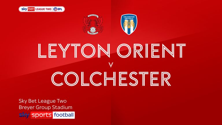 Leyton Orient 2-2 Colchester Utd