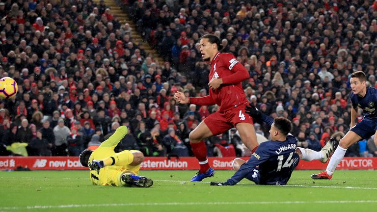 Jesse Lingard was the last Man Utd goalscorer at Liverpool, capitalising on an Alisson error in December 2018
