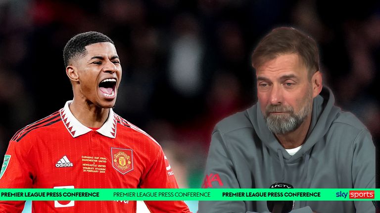 Liverpool manager Jurgen Klopp has been full of praise for Marcus Rashford