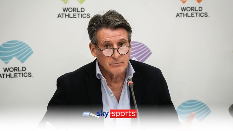 World Athletics President Sebastian Coe confirmed on Thursday that transgender women will be excluded from competition 