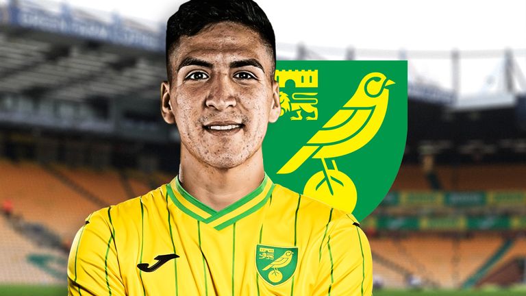 Marcelino Nunez joined Norwich from Universidad Catolica in the summer