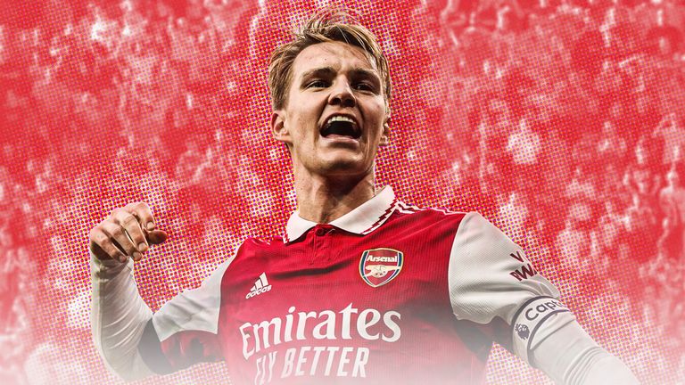 Arsenal's Martin Odegaard has been in sensational form this season