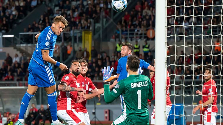 Mateo Retegui marked his second Italy cap with a second goal