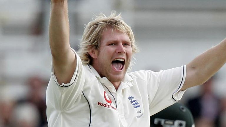 Matthew Hoggard, pictured during England's 2005 Ashes win over Australia