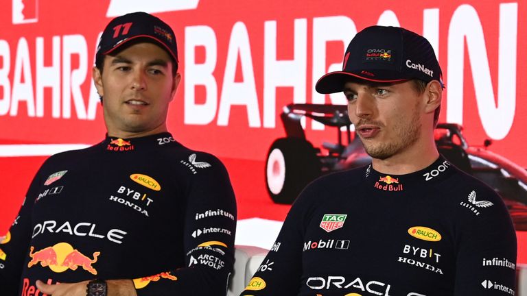 Sergio Perez and Max Verstappen (MotorSport Images)