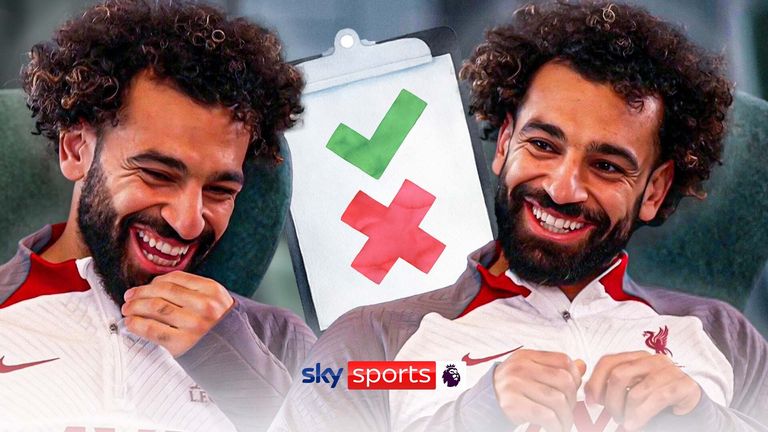 Mohamed Salah answers some trivia on his Liverpool career ahead of his chance to become their top goalscorer in their match against Manchester United.