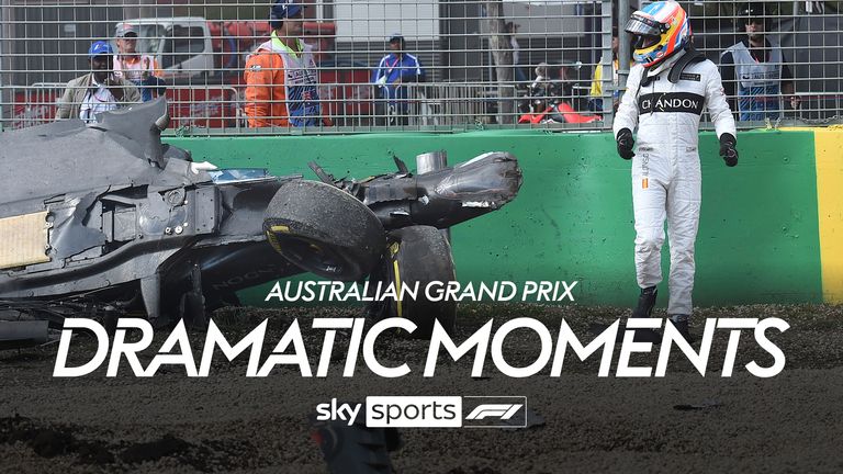 Look back at some of the most dramatic moments to have taken place around Albert Park Circuit.