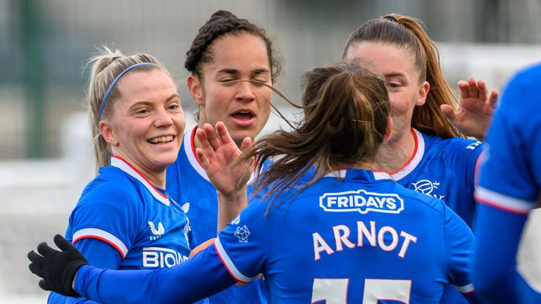 Rangers are now one point behind Celtic after victory at Spartans