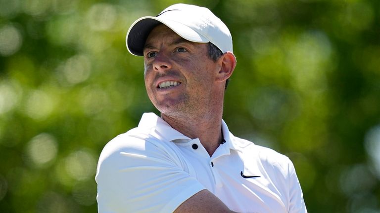 Rory McIlroy is through to the WGC-Dell Technologies Match Play last 16 after victory over Keegan Bradley 