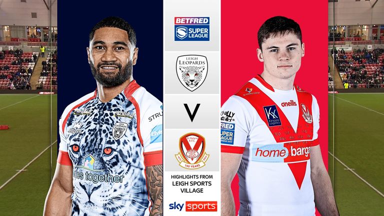 Highlights of the Betfred Super League clash between Leigh Leopards and St Helens.