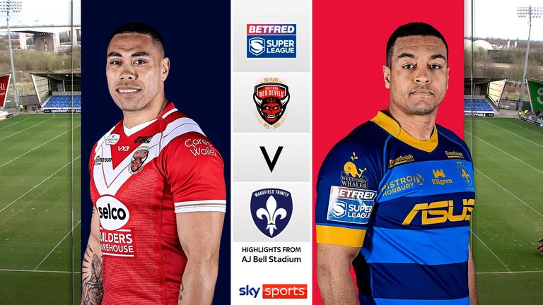 Highlights of the Super League match between Salford and Wakefield