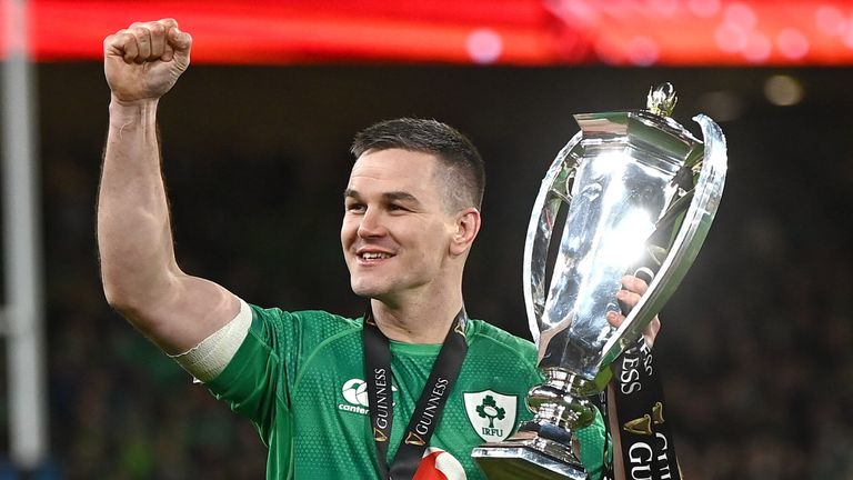 Johnny Sexton says leading Ireland to a Grand Slam tournament in Dublin was 