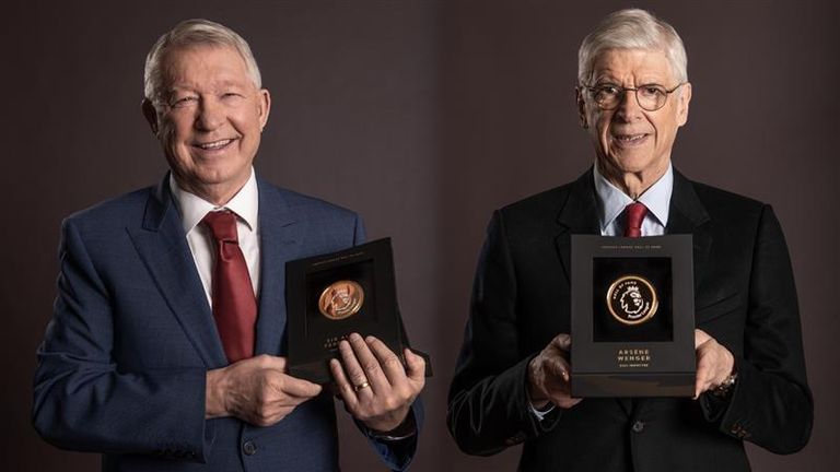 Sir Alex Ferguson y Arsene Wenger han sido incluidos en el Salón de la Fama de la Premier League