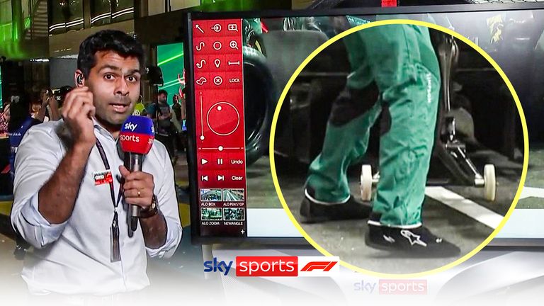 Sky F1’s Karun Chandhok analyses why Fernando Alonso received a post-race penalty at the Saudi Arabian Grand Prix